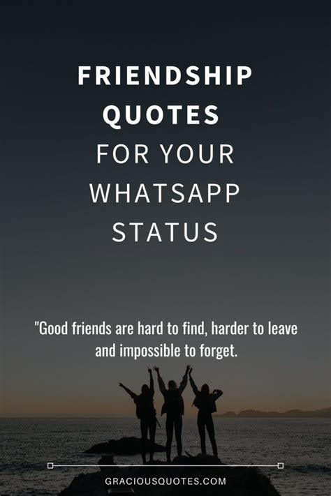Whatsapp Status Quotes On Friendship