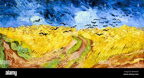 Wheatfield With Crows