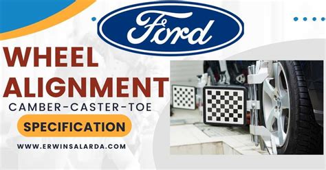 Wheel Alignment Specifications Data Ford Kc Laser