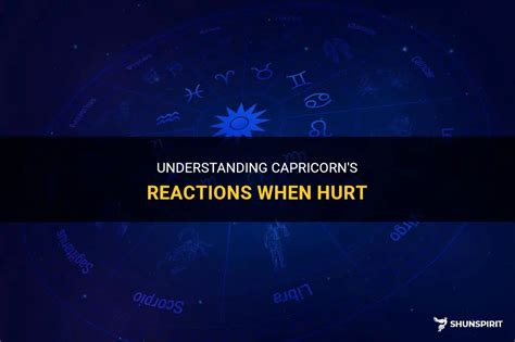 when a capricorn is hurt