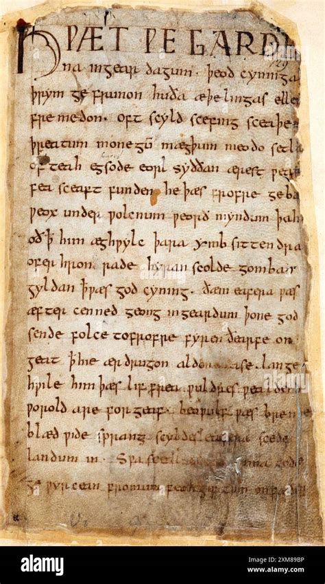 When Beowulf Was Written