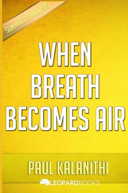 When Breath Becomes Air Sparknotes