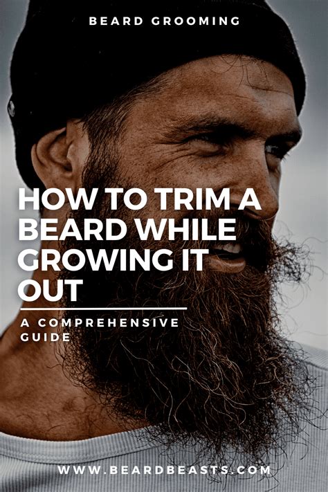 when growing a beard should you trim