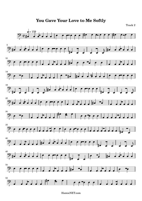 when he kisses you softly sheet music 1