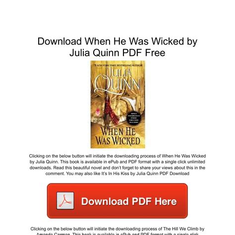 When He Was Wicked Pdf Online