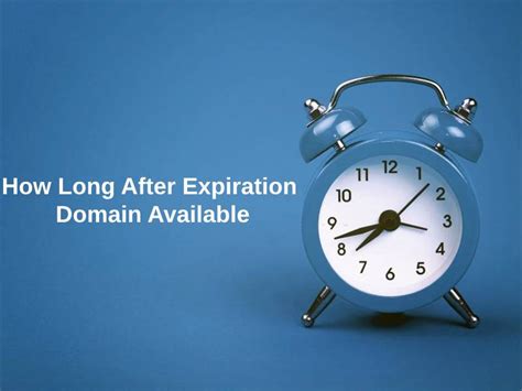 when is a domain available after expiration