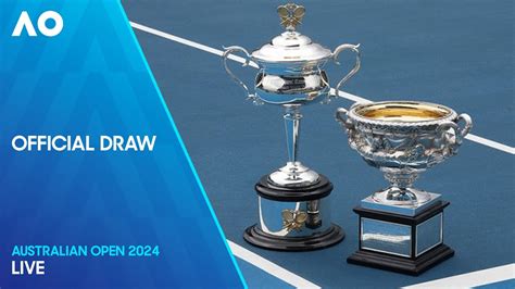 when is australian open draw