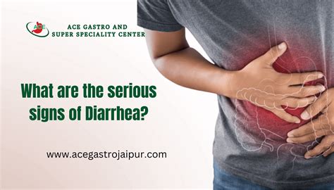 when is diarrhea serious