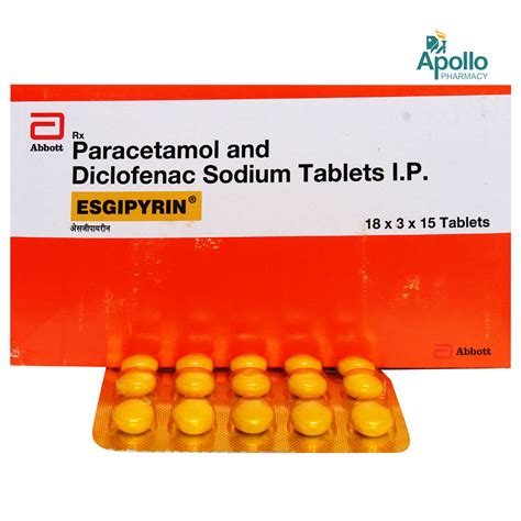 when is esgipyrin tablet used