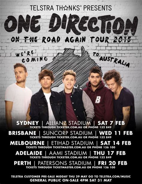 when is one direction coming to australia