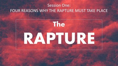 when is rapture taking place