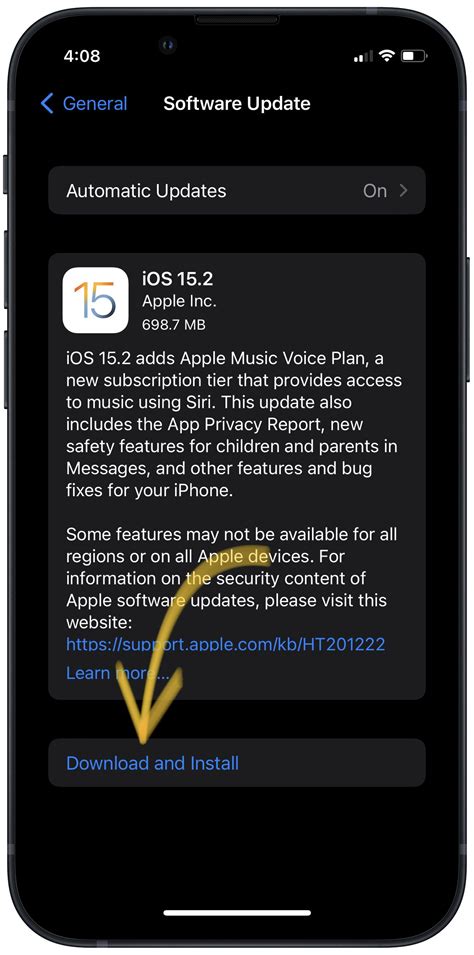 when is the next ios 15.2 update coming out