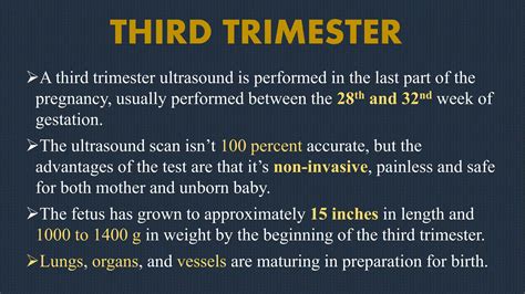 when is third trimester ultrasound done
