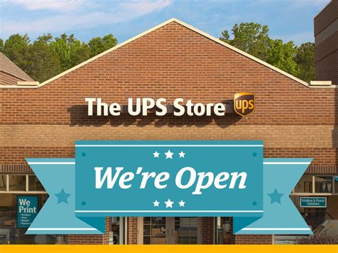 when is ups store open