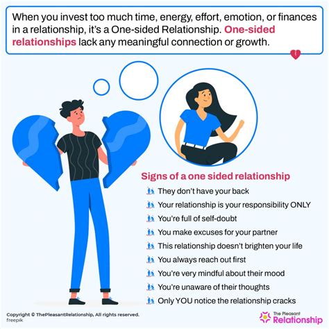 when relationship is one sided