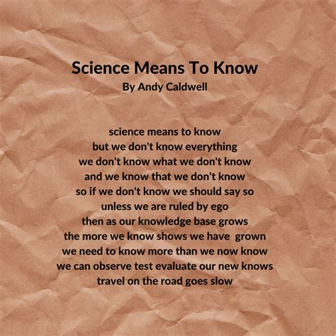 When Science And Poetry Go Out For Lunch Limericks About Science - Limericks About Science