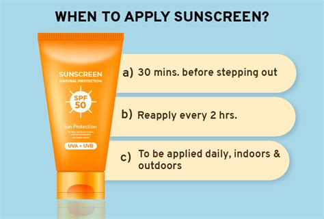 when should i put on sunscreen