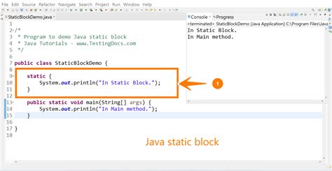 when to use static block in java