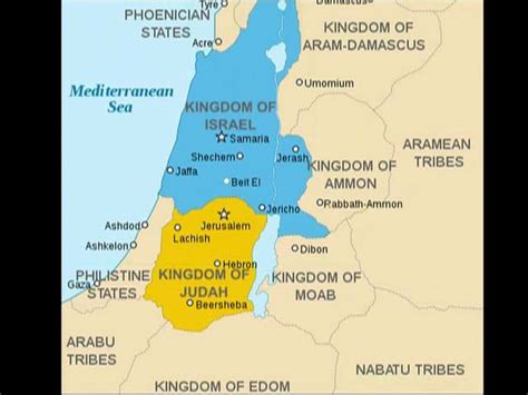 When Was Israel Split Into Two Kingdoms