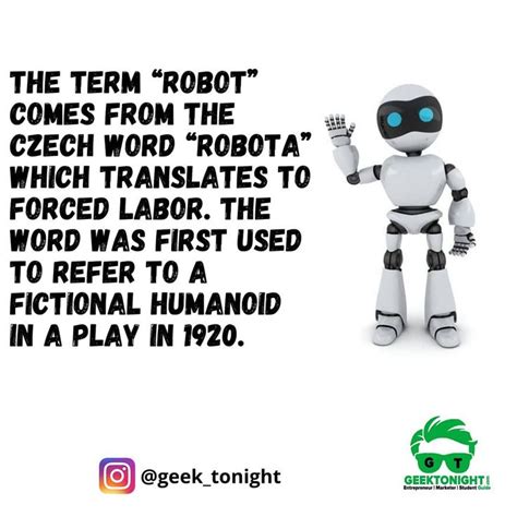 When Was The Term Robot First Used
