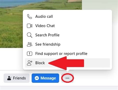when you block someone in facebook