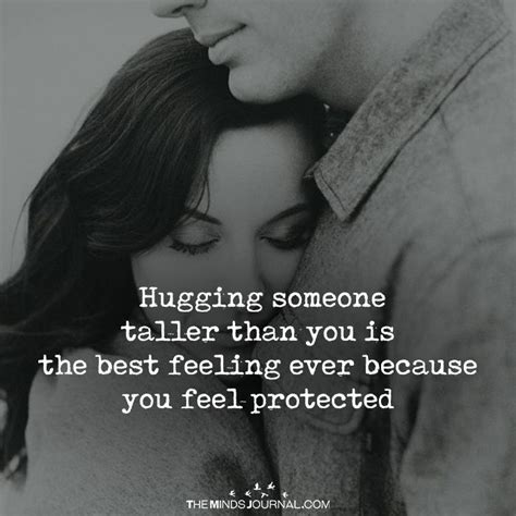 when you hug someone taller than you