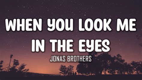 When You Look At Me