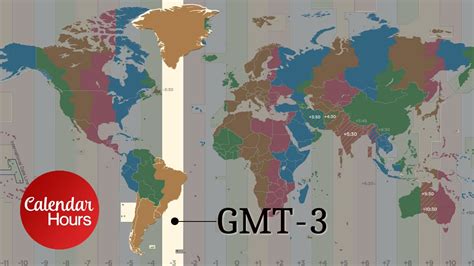 Where Is Gmt 3 Time Zone