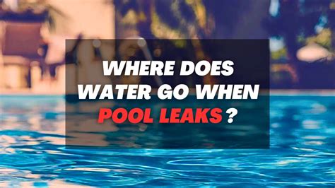 where does water go when pool
