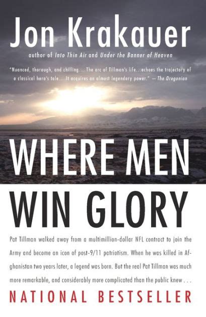 Read Where Men Win Glory The Odyssey Of Pat Tillman 