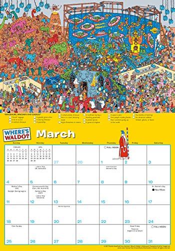 Read Wheres Waldo 2018 Wall Calendar Ca0171 