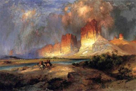 which artist is known for her western inspired landscapes?