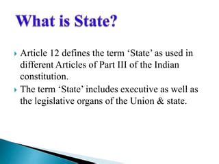 Which Article Defines State