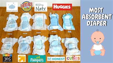 Which Diaper Is The Most Absorbent Chemistry Science Diaper Science Experiment - Diaper Science Experiment