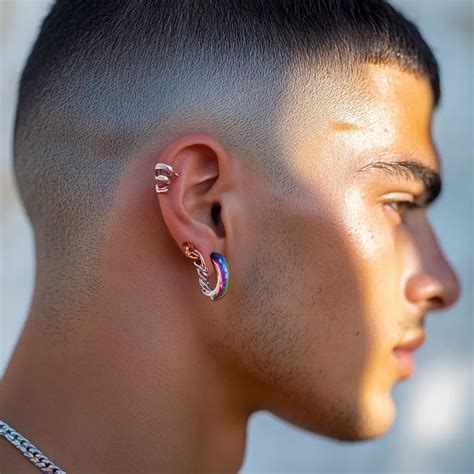 which ear is representing gay