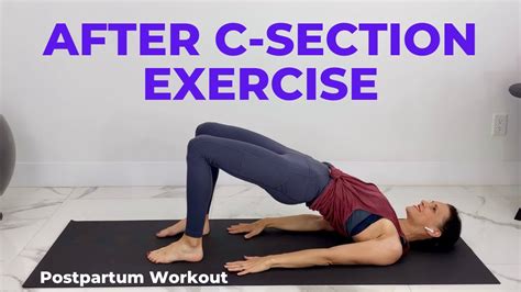 which exercise is best after c section