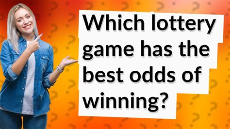 which lottery game has the best odds