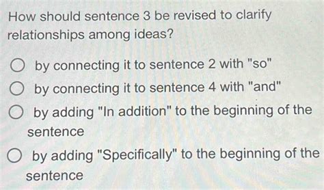 Which Sentence Should Be Revised To Reduce Wordiness