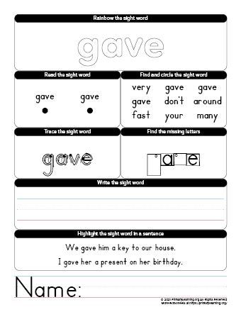 Which Sight Word Worksheet Primarylearning Org Was Sight Word Worksheet - Was Sight Word Worksheet