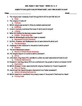 whii sol review packet