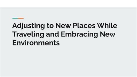 While Reading About New Places