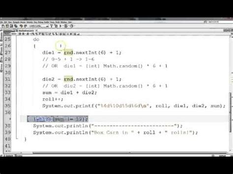 Image related to while-loop-random-number-java