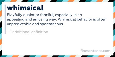 Whimsical Meaning
