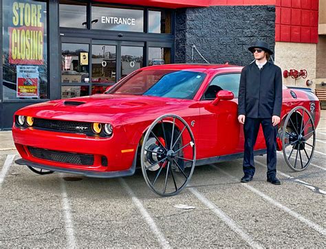 whistlin diesel Hell Cat On Wagon Wheels - Vehicles