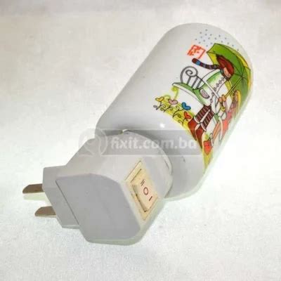 white Plug in LED Ceramic Night Light in Bangladesh