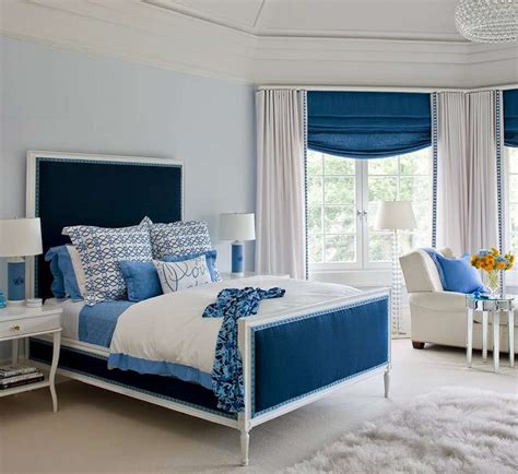 White And Blue Bedroom Designs