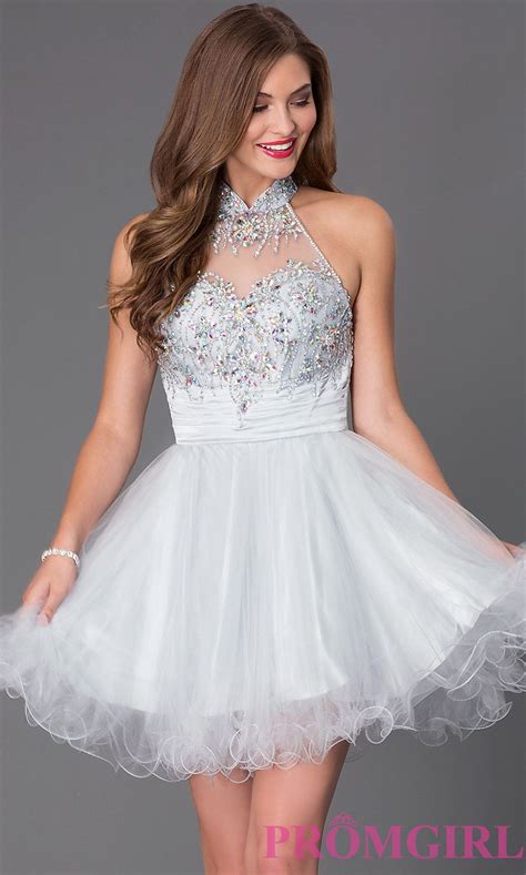 White And Silver Sweet 16 Dresses