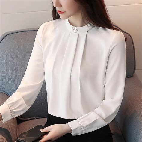 white blouse with high collar,cheap - OFF 65% -www.rpbg.com