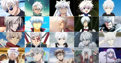 White Haired Characters