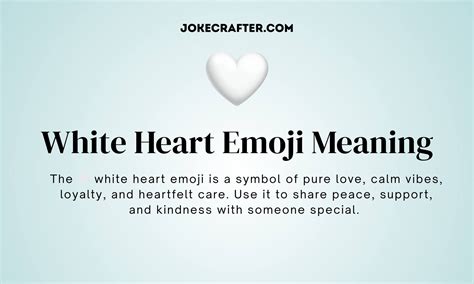 White Heart Meaning